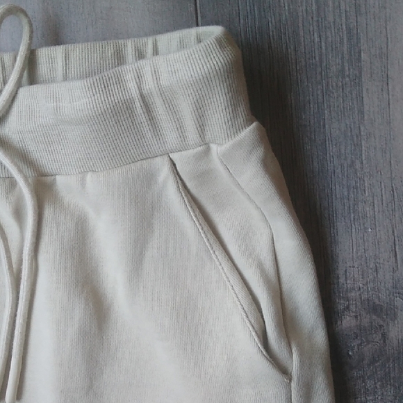 Chic Cream Maxi Skirt with Drawstring Waist - Picture 3 of 7